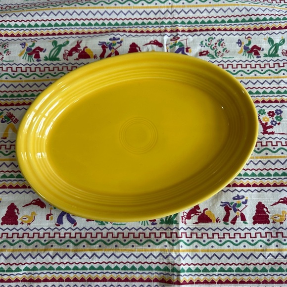 Fiesta Other - Fiesta 9 5/8 Inch Small Oval Serving Platter Sunflower Yellow NEW